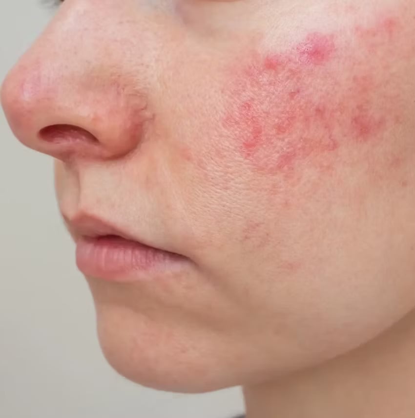 Redness and Rosacea on the Face