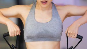 Under Breast sweating