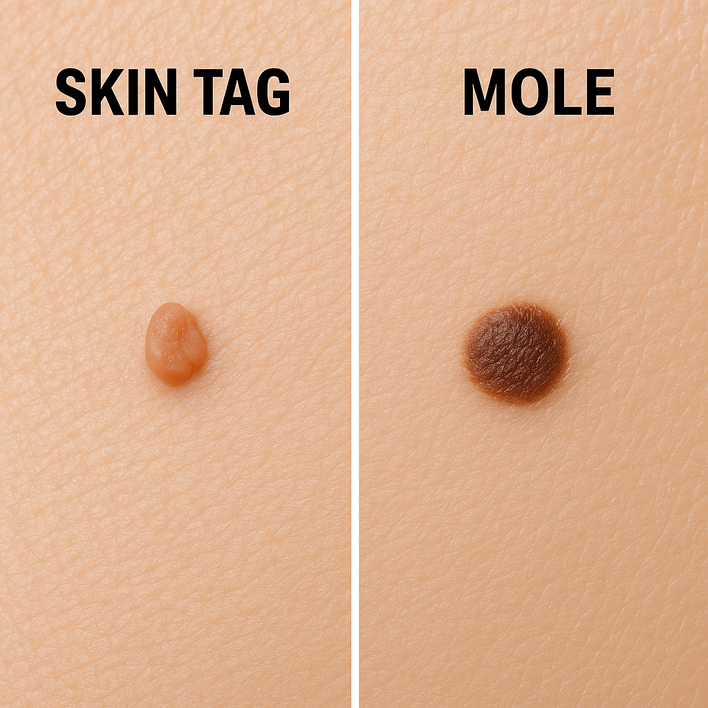 Skin Tags vs Moles: What You Need to Know